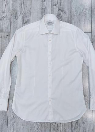 Рубашка мужская белая классическая albione