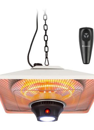 Інфрачервоний нагрівач heat square 1000/2000 вт carbon ip24 led білий (німеччина, читати опис)