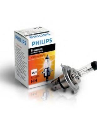 Автолампа philips 12v н4 60/55w premium +30%