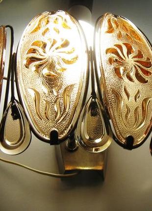 Настенный светильник бра цветное стекло ссср замечательное состояние!!!