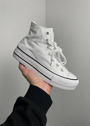 Converse hight x chuck taylor platform white