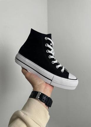 Converse hight x chuck taylor platform black