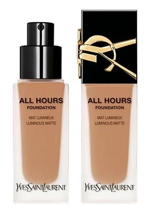 Стійка тональна основа yves saint laurent ysl all hours foundation mc5. об‘єм 25 ml.