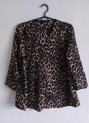 Актуальная блуза в леопардовый принт