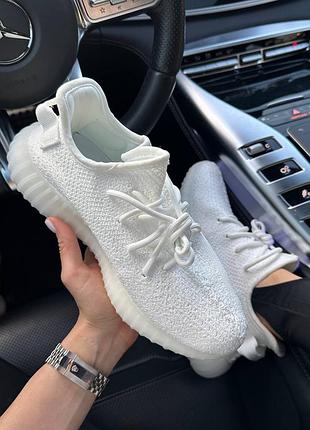 Жіночі кросівки adidas yeezy boost 350 white адідас ізі буст білого кольору4 фото
