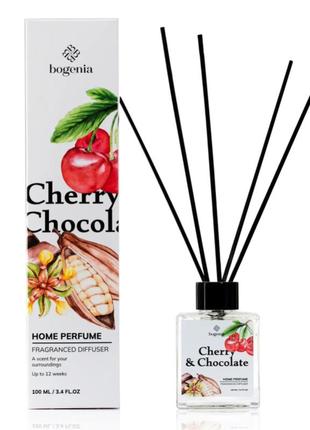 Аромадифузор парфумований bogenia home perfume, №1 (cherry&chocolate), 100 мл