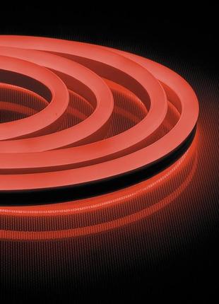 Светодиодная неоновая лента feron ls720 120smd/м 220v ip65 красный 50м