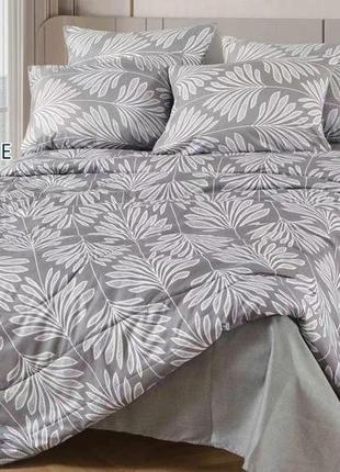 Постельное белье сатин полуторачка с летним одеялом