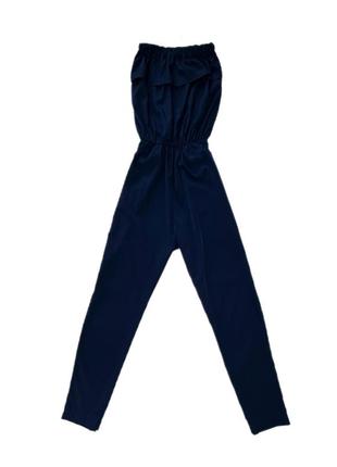 Комбінезон terranova / комбінезон жіночий / комбінезон синій / комбінезон з штанами / костюм жіночий