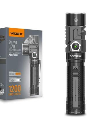 Портативний світлодіодний ліхтарик a105rh videx 1200lm 5000k