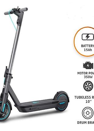 Аккумуляторный  самокат motus scooty 10 (black-blue)