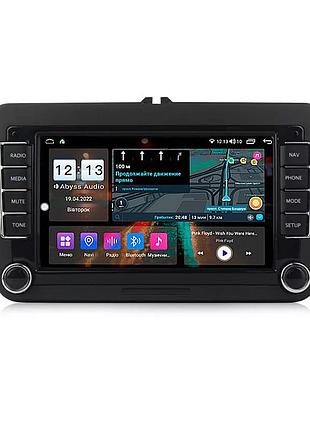 Штатна магнітола abyss audio qs-7103 для volkswagen passat, golf, jetta, tiguan, touran, polo, amarok, caddy,
