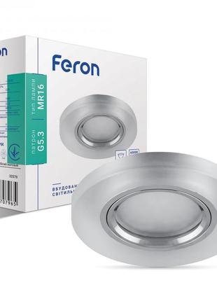 Встраиваемый светильник feron cd8060 с led подсветкой