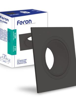 Встроенный светильник feron dl0380 черный