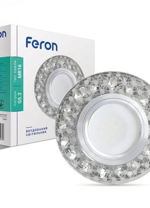 Вбудований світильник feron cd835 з led підсвічуванням