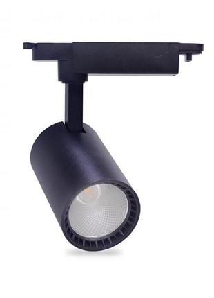 Трековый светильник feron al102 12w 4000к черный