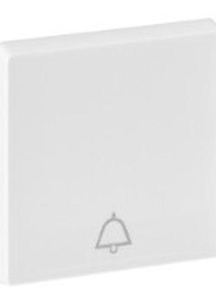 Клавиша 1-клавишного кнопочного выключателя с символом белый звонок 755010 legrand valena life