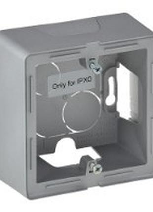 Коробка для накладного монтажа 1 пост 754211 алюминий legrand valena life