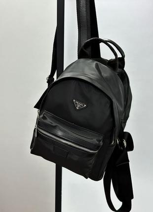 Рюкзак prada re-nylon small backpack black
