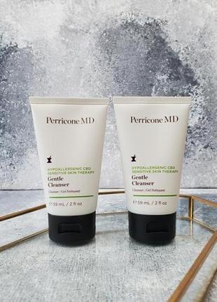 Perricone md hypoallergenic cbd sensitive skin gentle cleanser — м'який і ніжний засіб для вмивання для чутливої шкіри