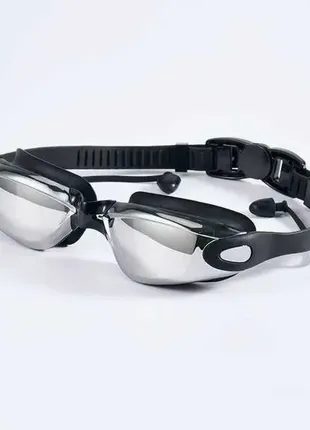 Очки для плавания с защитой от запотевания с вкладышами для ушей