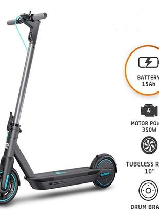 Аккумуляторный  самокат motus scooty 10 (black-blue)