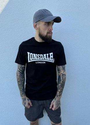 Чоловіча футболка lonsdale чорна