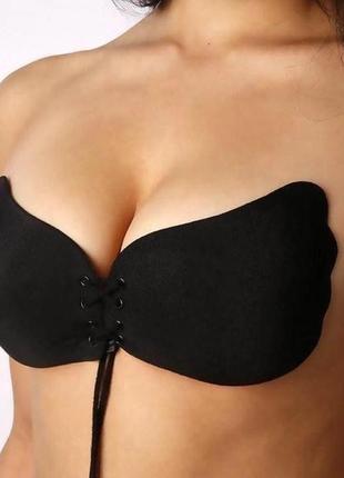 Fly bra бюст на гелевой основе на шнуровке