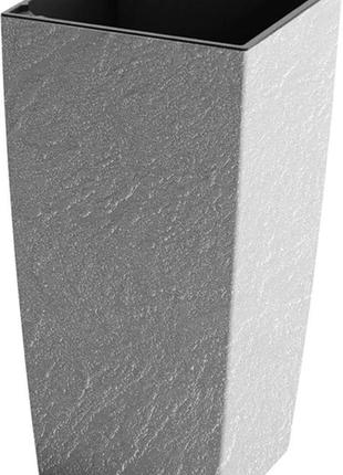 Квітник plastkon eliot stone 30x58 см сірий