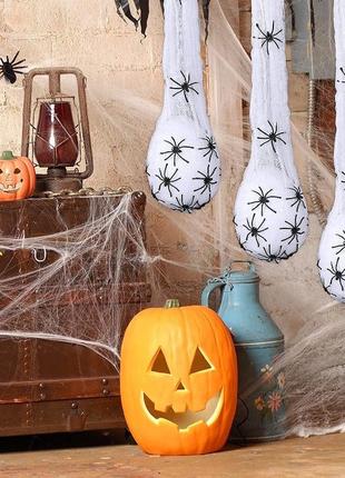 Декор на хеллоуин гнездо паука 13653