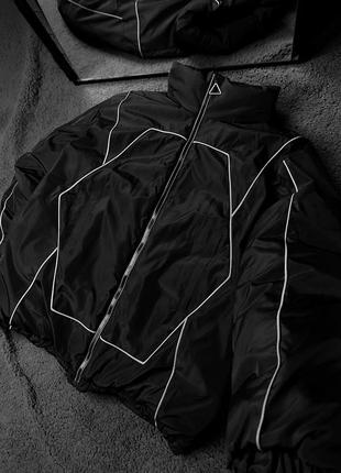 Курточка чорна ромб (dp11)