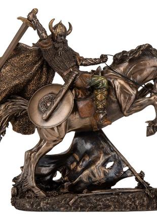 Статуетка "вікінг на коні", 26 см
