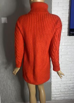 Подовжений светр під шию теплий гольф кофта h&m Leggings , xs2 фото