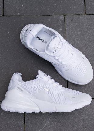 Стильные кроссовки хорошего качества в стиле nike air max 270 white