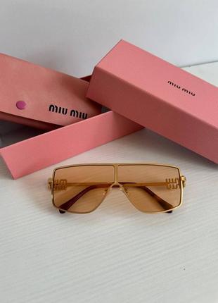 Брендовые женские очки в стиле miu miu