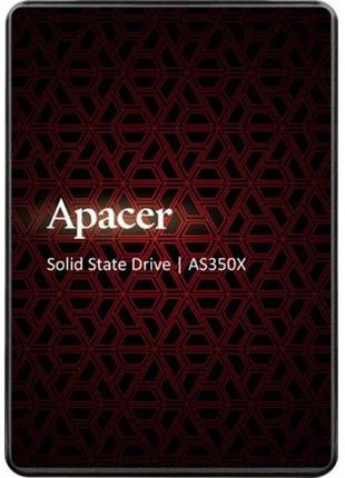 Накопичувач ssd 256gb apacer as350x 2.5 sataiii 3d tlc (ap256gas350xr-1) (код товару:30952)