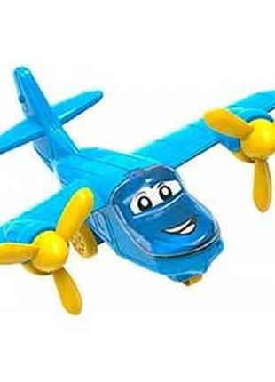 Іграшковий літак пластиковий технок 9628 блакитний