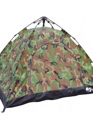 Палатка автоматическая 3-х местная камуфляж размер 1.5×2 метра