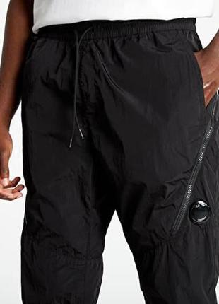 Чоловічі чорні штани сіпі nylon metal black топова якість ціна вогонь c.p company