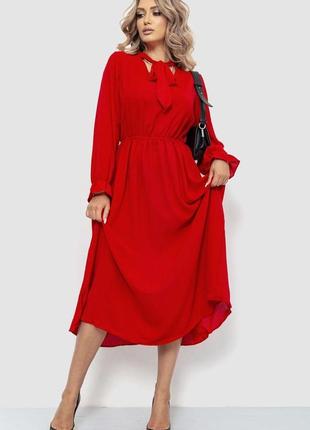 Платье нарядное, цвет красный, 204r601