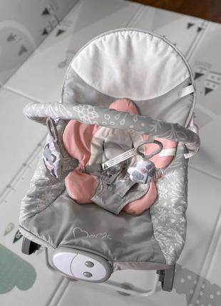 Дитячий шезлонг гойдалка momi/ заколисуючий центр для малюків/дитячий шезлонг