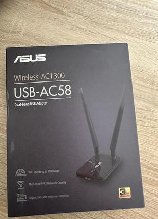 Usb-адаптер мережі wifi asus usb-ac58