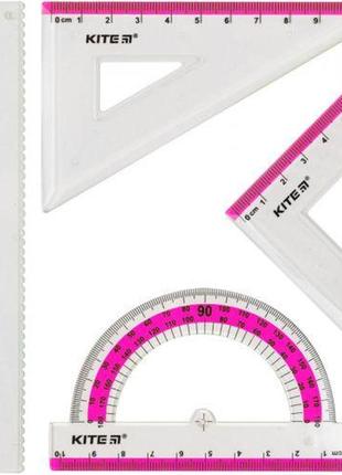 Набір лінійок "ruler set", рожевий