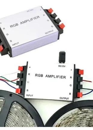 Підсилювач напруги rgb xm-01, rgb підсилювач для led-стрічок7 фото