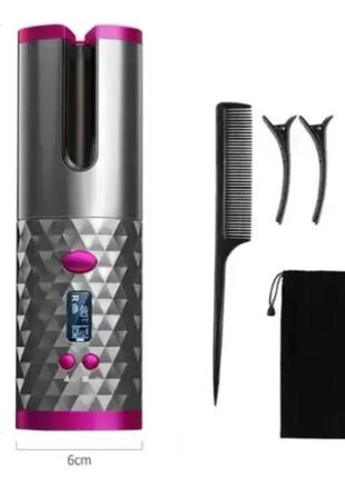 Автобигуди аккумулятор на 5000 мач yx 801, бигуди для волос с дисплеем, 6 настроек...