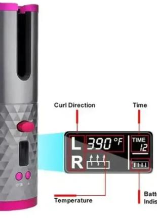 Автобигуди аккумулятор на 5000 мач yx 801, бигуди для волос с дисплеем, 6 настроек...