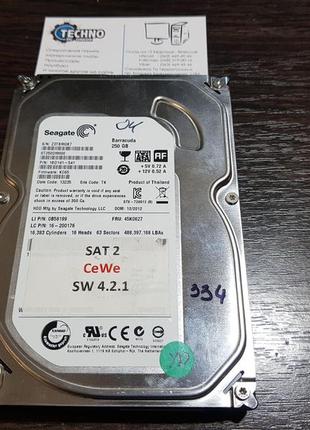 Жесткий диск 250gb seagate barracuda hdd для пк и компьютера 3.5 | sata iii | №334