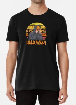 Чоловіча та жіноча футболка з принтом halloween хеллоуїн