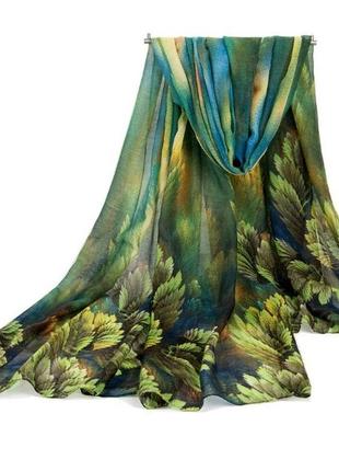 180*80 см люксовий великий жіночий модний шарф із візерунком