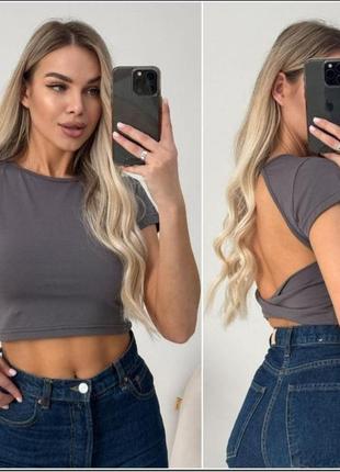 Топ с откритой спиною